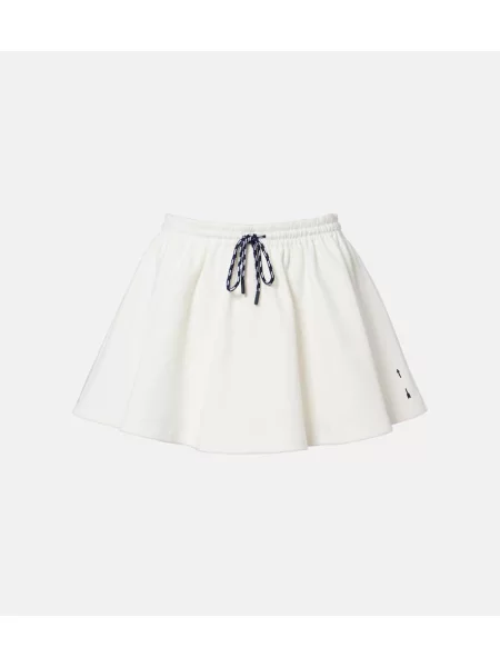 Fustă The Upside din jerseu alb