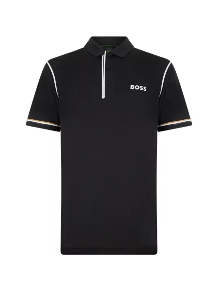 Golf tricou polo Boss negru