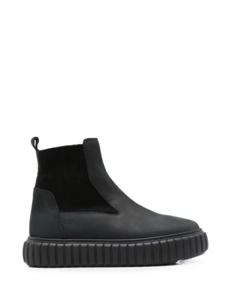Botine chelsea Sergio Moretti Firenze din piele de căprioară negru