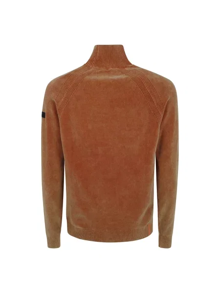 Sweter z golfem Rrd brązowy