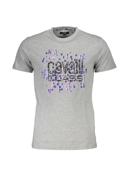 Tricou Cavalli Class cu imagine gri