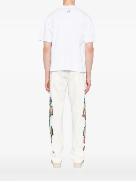Tricou Warren Lotas cu imagine alb