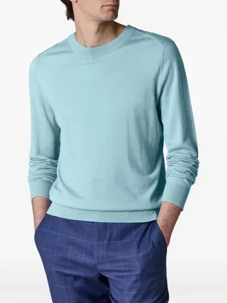 Pulover Paul Smith de lână lung albastru