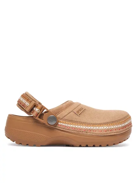 Crocs Чехли Crafted clog кафяв