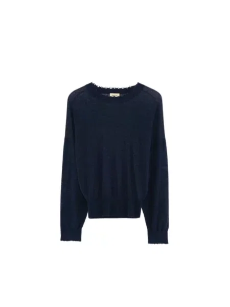 Sweter Bellerose wełniany niebieski