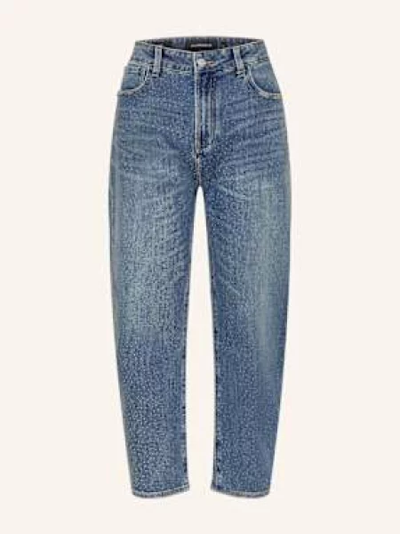 Elias Rumelis Jeansy Barrel Yoana Sparkle Z Ozdobnymi Kamykami blau niebieskie