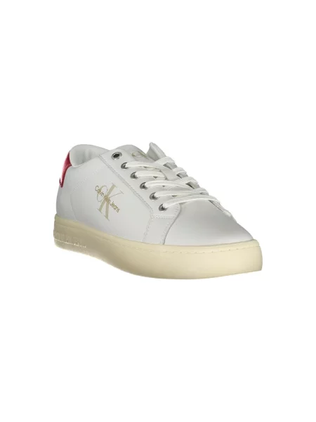 Trampki Calvin Klein Jeans skórzane białe