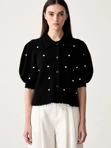 Stine Goya cardigan pentru femei cu negru