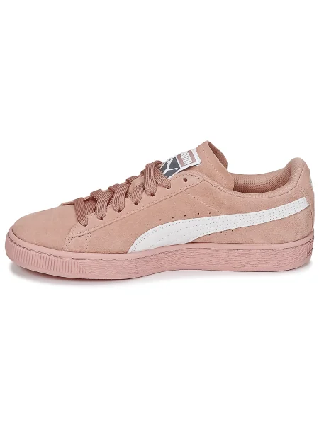 Pantofi Puma din piele de căprioară clasici roz