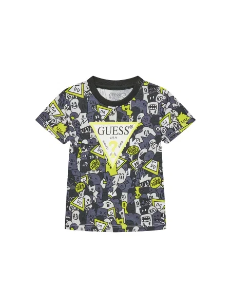Guess Póló Regular Fit szürke