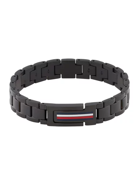 TOMMY HILFIGER Náramok MASON námornícka modrá / červená / čierna biela