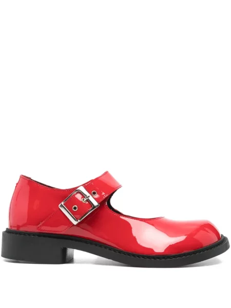 Pantofi cu toc Phileo din piele de lac roșu