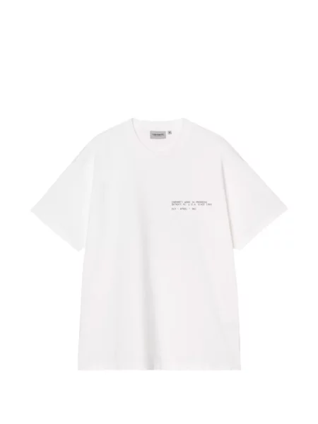 Tricou Carhartt Wip cu pene alb