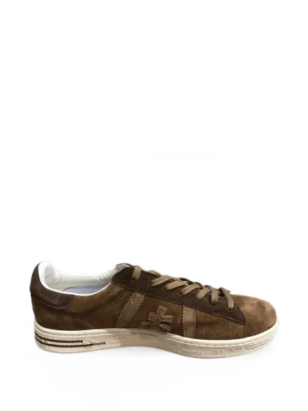 Sneakerși Premiata cu autograf maro