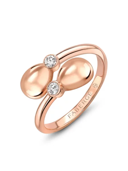 Inel Fabergé roz