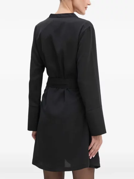 Cu centură rochie mini Silvian Heach negru