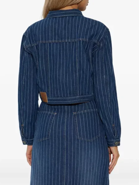 Geacă Munthe cu dungi albastru