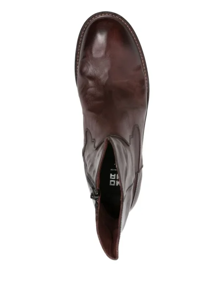 Botine Moma din piele maro