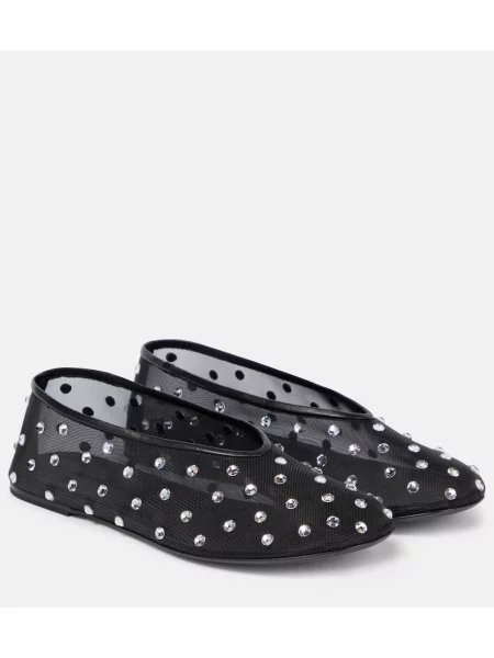 Balerini Khaite de cristal negru