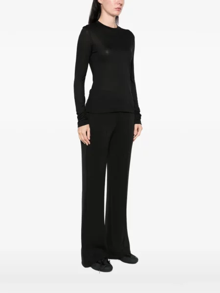 Lung tricou Woc negru