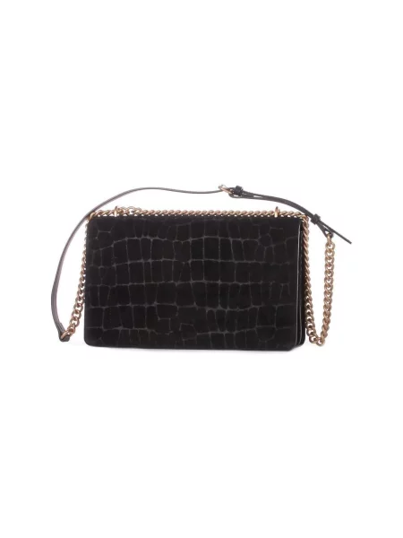Pinko Geantă pe umăr LOVE ONE MINI DC | piele întoarsă negru