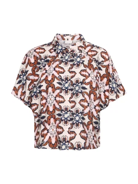 Wielobarwność koszula Ichi w kwiatki