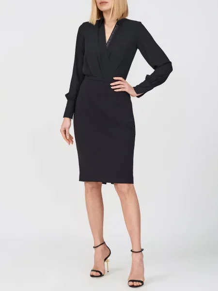 Блуза Elisabetta Franchi чорна