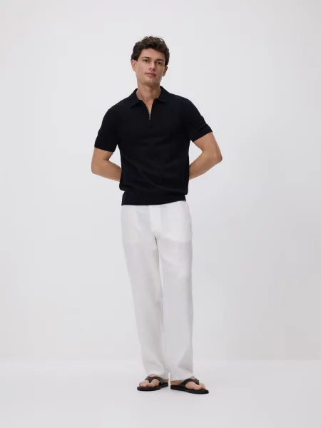 Поло Reserved черное