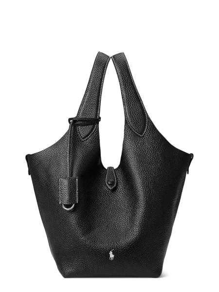 Geanta crossbody Polo Ralph Lauren din piele negru