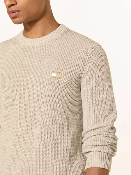 Tommy Jeans Sweter beige beżowy