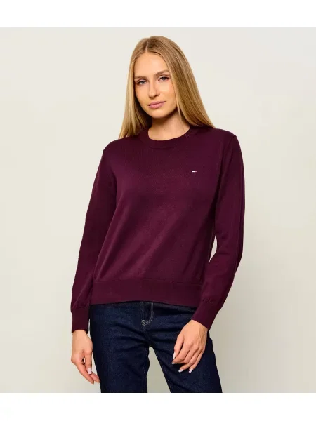 Tommy Jeans Pulover roșu