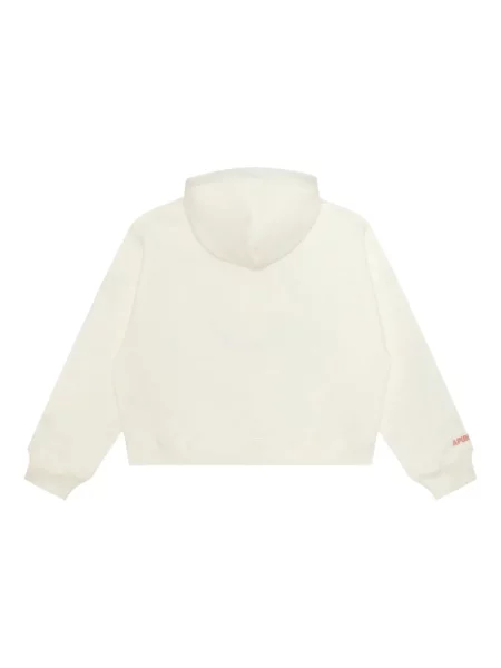 Hanorac cu glugă Aape By A Bathing Ape cu imagine alb