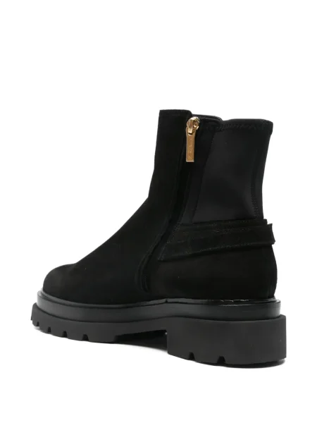 Botine Santoni cu cataramă negru