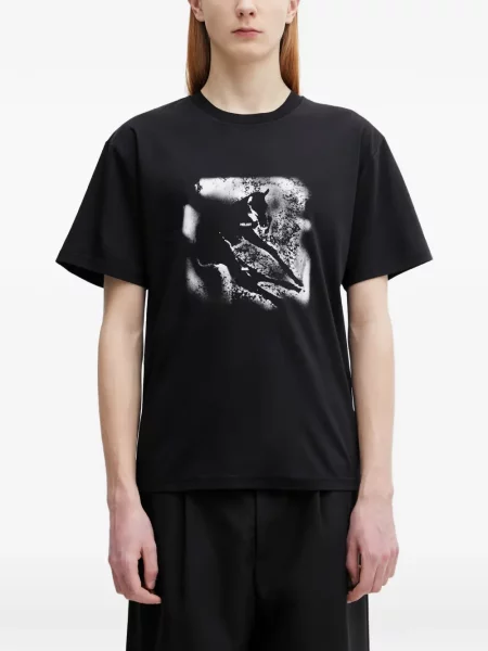 Tricou Heliot Emil cu imagine negru