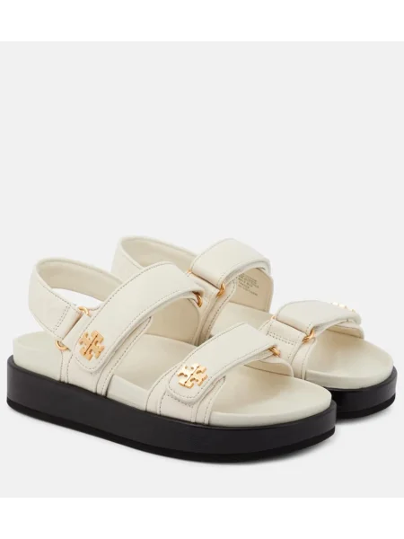 Sandale Tory Burch din piele alb
