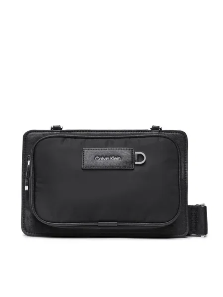 Geantă crossbody Calvin Klein negru