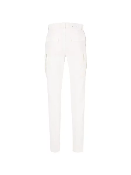 Pantaloni cargo Eleventy alb