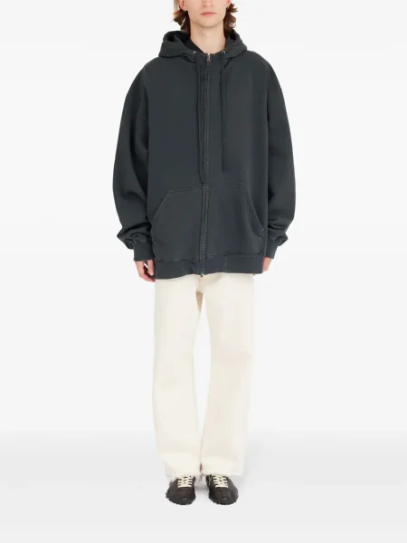 Hanorac cu glugă Maison Margiela negru