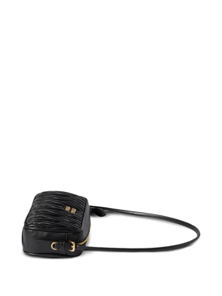 Geanta de piele Miu Miu din piele negru