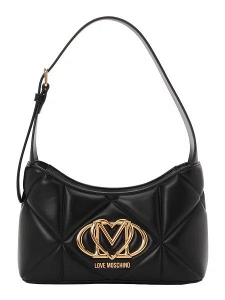 Love Moschino geantă pentru femei cu imitație de piele negru