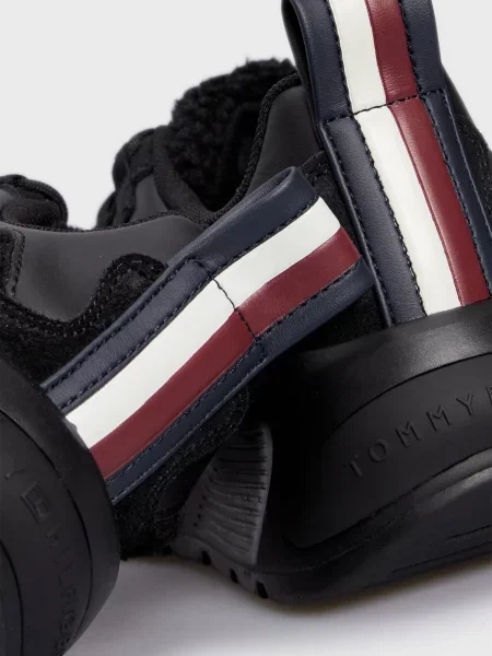 Хутро кросівки Tommy Hilfiger чорні