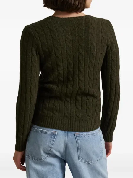 Căciulă Polo Ralph Lauren cu broderie cu dungi cowboy roșu