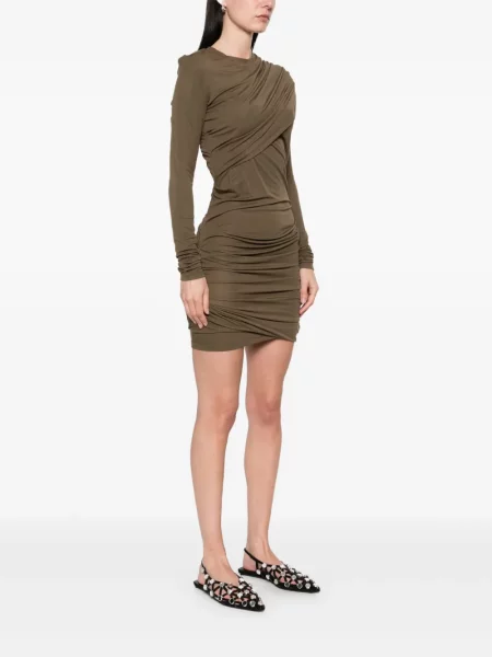 Rochie mini Marant Etoile de costum verde