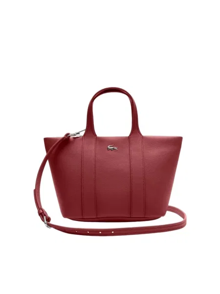 LACOSTE Plase de cumpărături Lacoste Sac à Bandoulière Femme Bordeaux' roșu
