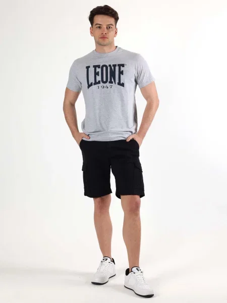 Szorty bojówki Leone Beach z czarne