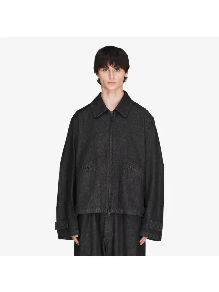 Jachetă Denim Blouson Black L negru