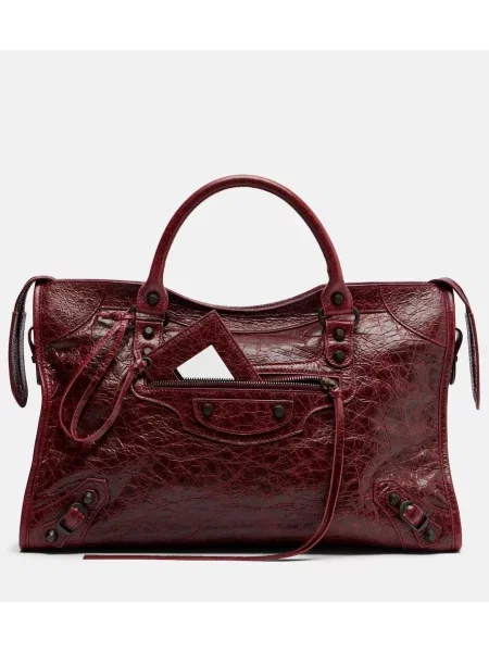 Top Balenciaga din piele