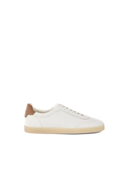 Sneakersy Brunello Cucinelli zamszowe białe