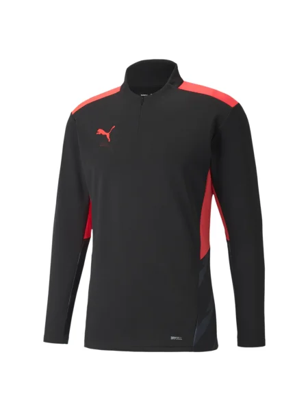 Hosszú ujjú póló Puma fekete