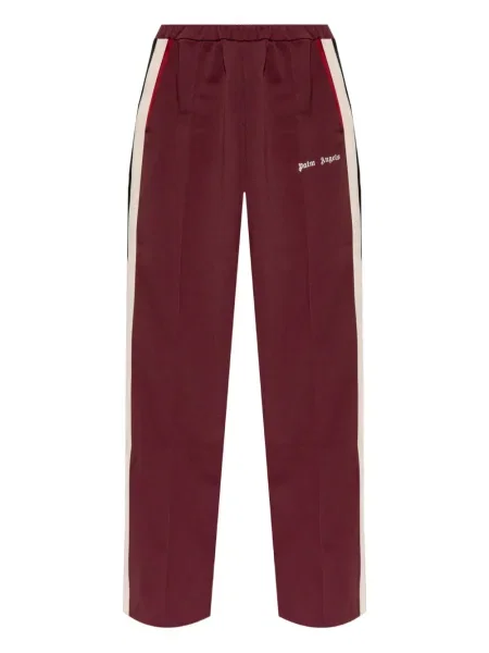 Pantaloni Palm Angels cu dungi clasici roșu